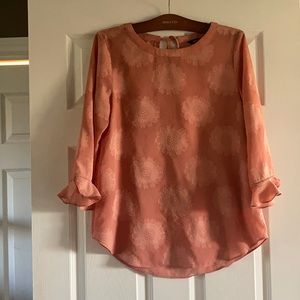 Rw&Co pink blouse
